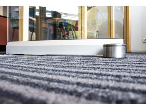 Kangaro KTC Deurstopper Kangaro metaal, hoog, chroom, 1800 gram,        afmeting: Ø11x7cm hoog