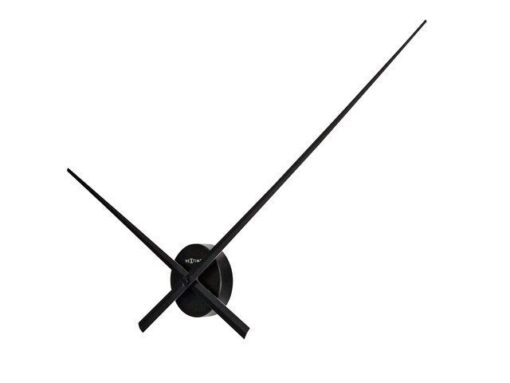 Wandklok NeXtime dia. 70 cm, zwart, 'Hands'
