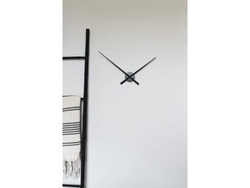 Wandklok NeXtime dia. 70 cm, zwart, 'Hands'