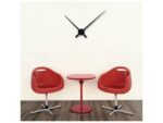 Wandklok NeXtime dia. 70 cm, zwart, 'Hands'