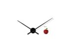 Wandklok NeXtime dia. 70 cm, zwart, 'Hands'