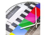 Wandklok NeXtime dia. 35 cm, bol glas, multi-color,         'Testpage Dome'