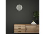 Wandklok Nextime dia 35cm bolvormig glas grijs kunststof    Shade