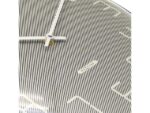 Wandklok Nextime dia 35cm bolvormig glas grijs kunststof    Shade