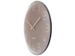 Wandklok Nextime dia 35cm bolvormig glas roze kunststof     Shade
