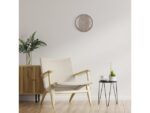 Wandklok Nextime dia 35cm bolvormig glas roze kunststof     Shade
