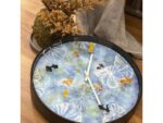 Wandklok Nextime dia 30cm blauw kunststof Pond
