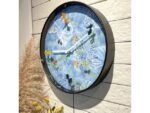 Wandklok Nextime dia 30cm blauw kunststof Pond