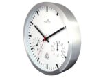 Wandklok Nextime dia 25cm wit RC aluminium Radio Controlled