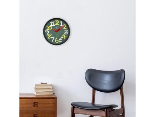 NeXtime Wandklok NXT dia 30cm Groen Plastic Chalkboard