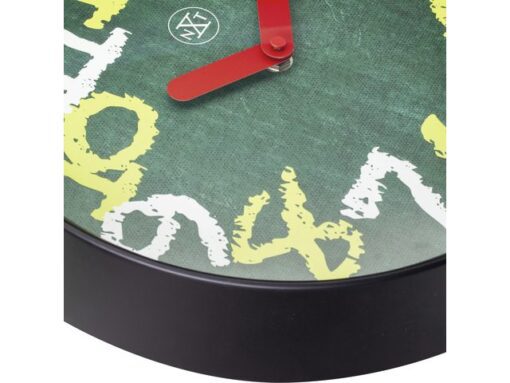 NeXtime Wandklok NXT dia 30cm Groen Plastic Chalkboard