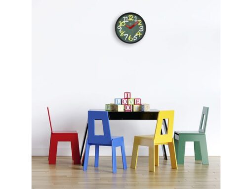 NeXtime Wandklok NXT dia 30cm Groen Plastic Chalkboard