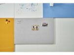 Prikbord Rocada Skinpinboard 50x75cm stof grijs