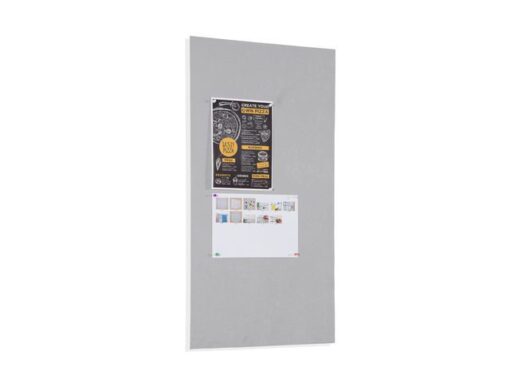 Prikbord Rocada Skinpinboard 75x115cm stof grijs