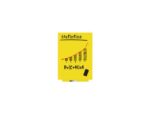 Whiteboard Rocada Skincolour 55x75cm geel gelakt