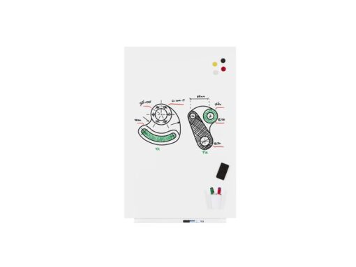 Whiteboard Rocada Skinmatt 75x115cm wit