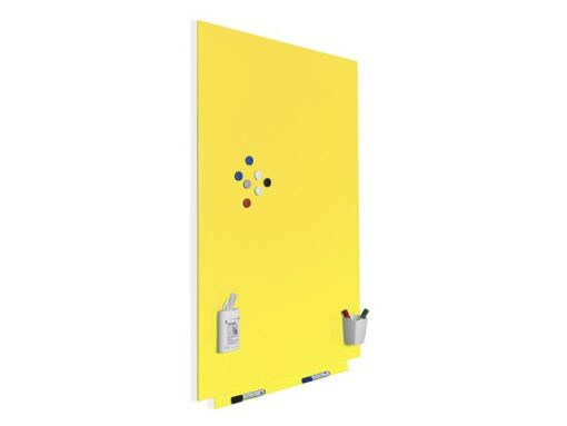 Whiteboard Rocada Skincolour 75x115cm geel gelakt