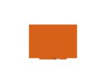 Whiteboard Rocada Skincolour 75x115cm oranje gelakt