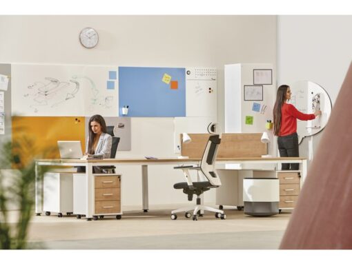 Whiteboard Rocada Skincolour 75x115cm oranje gelakt