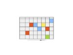 Whiteboard Rocada Skinplanner 75x115cm wit gelakt