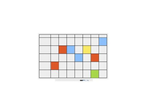 Whiteboard Rocada Skinplanner 75x115cm wit gelakt