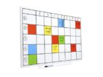 Whiteboard Rocada Skinplanner 75x115cm wit gelakt