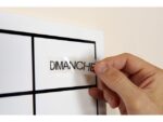 Whiteboard Rocada Skinplanner 75x115cm wit gelakt