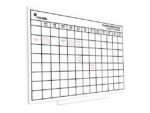 Whiteboard Rocada Skinplanner maanden 75x115cm wit gelakt
