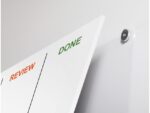 Whiteboard Rocada Skinagile 100x150cm wit gelakt