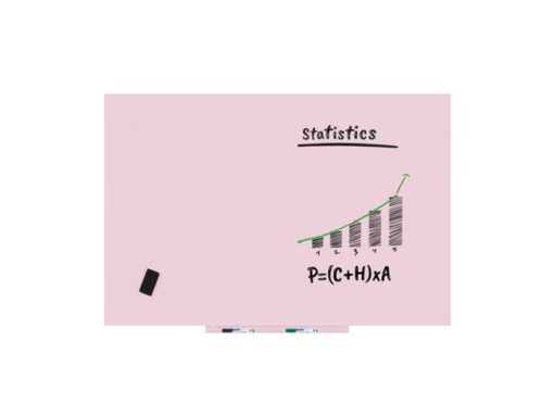 Whiteboard Rocada Skincolour 100x150cm roze gelakt