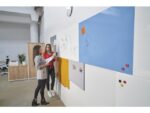 Whiteboard Rocada Skincolour 100x150cm blauw gelakt