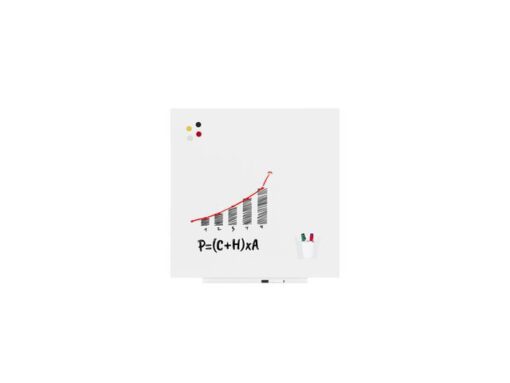 Whiteboard Rocada Skincolour 100x100cm wit gelakt