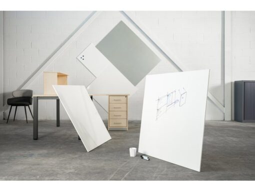 Whiteboard Rocada Skincolour 100x100cm wit gelakt