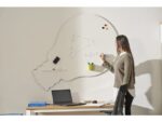 Whiteboard Rocada Skinshape Idea 75x115cm wit gelakt