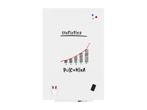 Whiteboard Rocada Skinpro 100x150cm wit gelakt