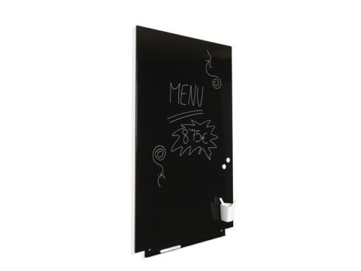 Whiteboard Rocada Skinliquid 75x115cm zwart gelakt