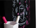 Whiteboard Rocada Skinliquid 75x115cm zwart gelakt