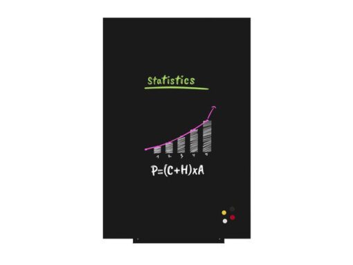 Whiteboard Rocada Skinliquid 100x150cm zwart gelakt