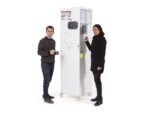 Whiteboard Rocada Skincube 55x55x200cm mobiel wit met 4     zijden