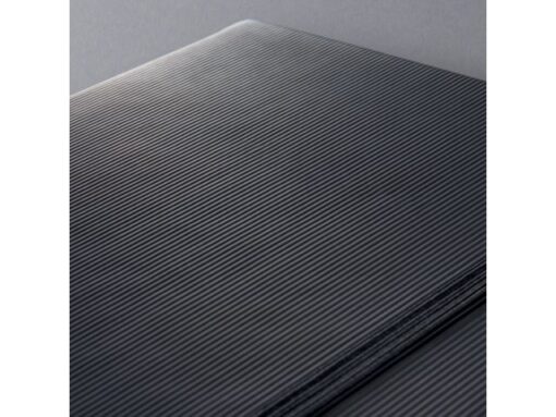 Sigel Notitieboek Conceptum Pure A6 zwart 5mm ruit hardcover.     Genummerde pagina's, inhoudsopgave, sluiting d.m.v.