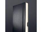 Sigel Notitieboek Conceptum Pure A6 zwart 5mm ruit hardcover.     Genummerde pagina's, inhoudsopgave, sluiting d.m.v.