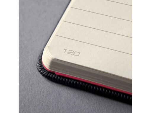 Sigel Notitieboek Conceptum RED Edition A4 zwart gelinieerd       hardcover. Genummerde pagina's, inhoudsopgave, sluiting