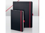 Sigel Notitieboek Conceptum RED Edition A4 zwart gelinieerd       hardcover. Genummerde pagina's, inhoudsopgave, sluiting