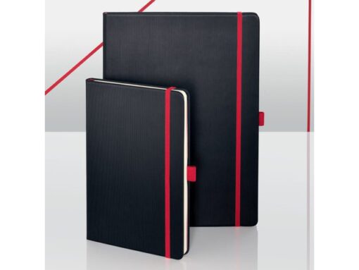 Sigel Notitieboek Conceptum RED Edition A4 zwart gelinieerd       hardcover. Genummerde pagina's, inhoudsopgave, sluiting
