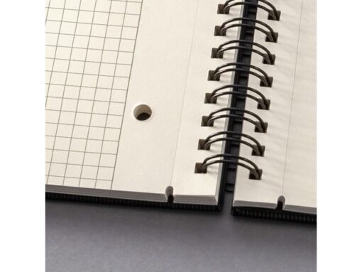 Sigel Notitieblok Conceptum A4 zwart 5mm ruit hardcover. 160      pagina's 80 grams chamoiskleurig papier. Met quickpocket.