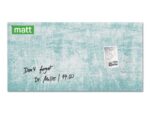 Glas-magneetbord Sigel Artverum Turquoise Wall mat          910x460x15mm