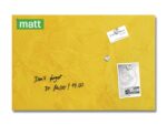 Glas-magneetboard Sigel Artverum Yellow Structure mat.      600x400x15mm