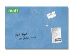 Glas-magneetborad Sigel Artverum Blue Structure mat.        600x400x15mm