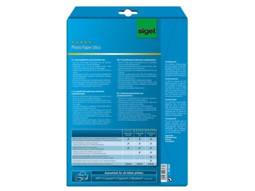 Sigel Inkjet Ultra fotopapier A4 180gram zijdemat 20 vel
