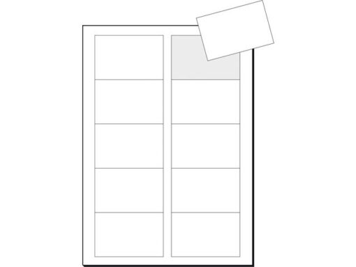 Visitekaartjes Sigel 3C 225g wit 100 stuks